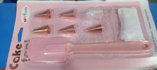 5 Icing Nozzle With Spatula Set