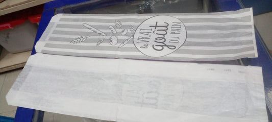 French Baguette Bread Packing Wrap 15 Pieces Pack