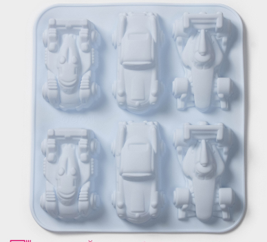 Silicon Formula 1 Racing Cars Chocolate Mold