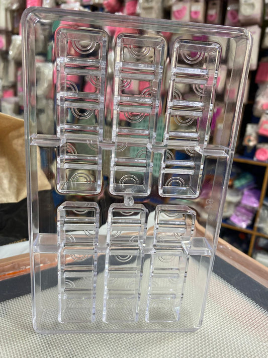 6 Cavity Rectangle Joy Bar Acrylic Chocolate Mold