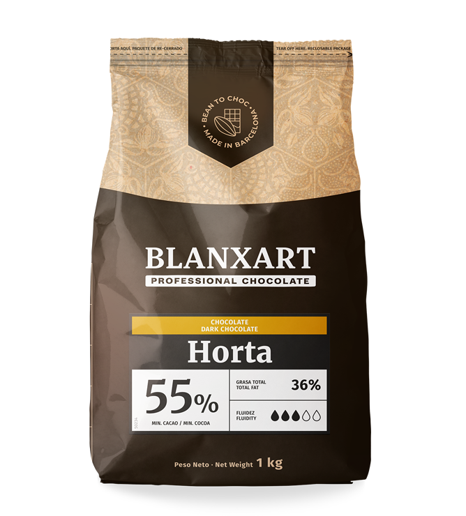 Blanxarat Dark Chocolate 55% Horta Spanish Chocolate 5kg Made in Spain
