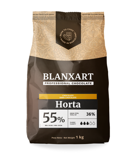 Blanxarat Dark Chocolate 55% Horta Spanish Chocolate 5kg Made in Spain