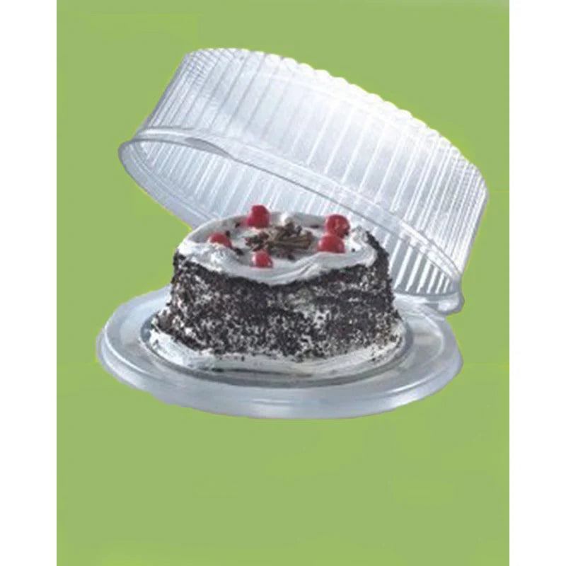 FULL TRANSPARENT CAKE BOX 9.5" HEIGHT 4.4" 5PCS PACK