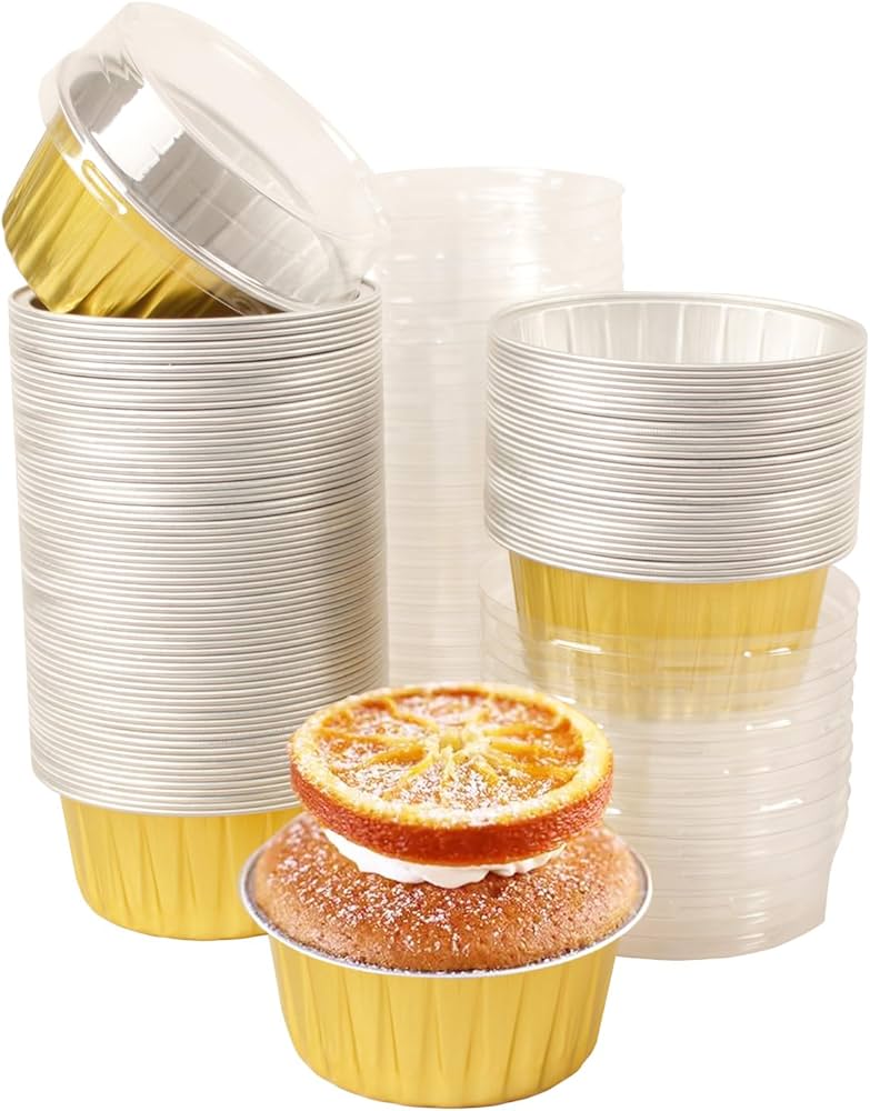 Aluminium Baking Cup with Lid