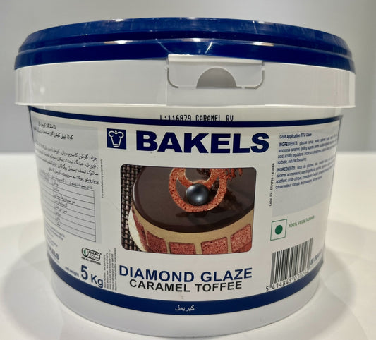 Bakels Diamond Glaze Toffee Caramel 5kg Made in Belgium