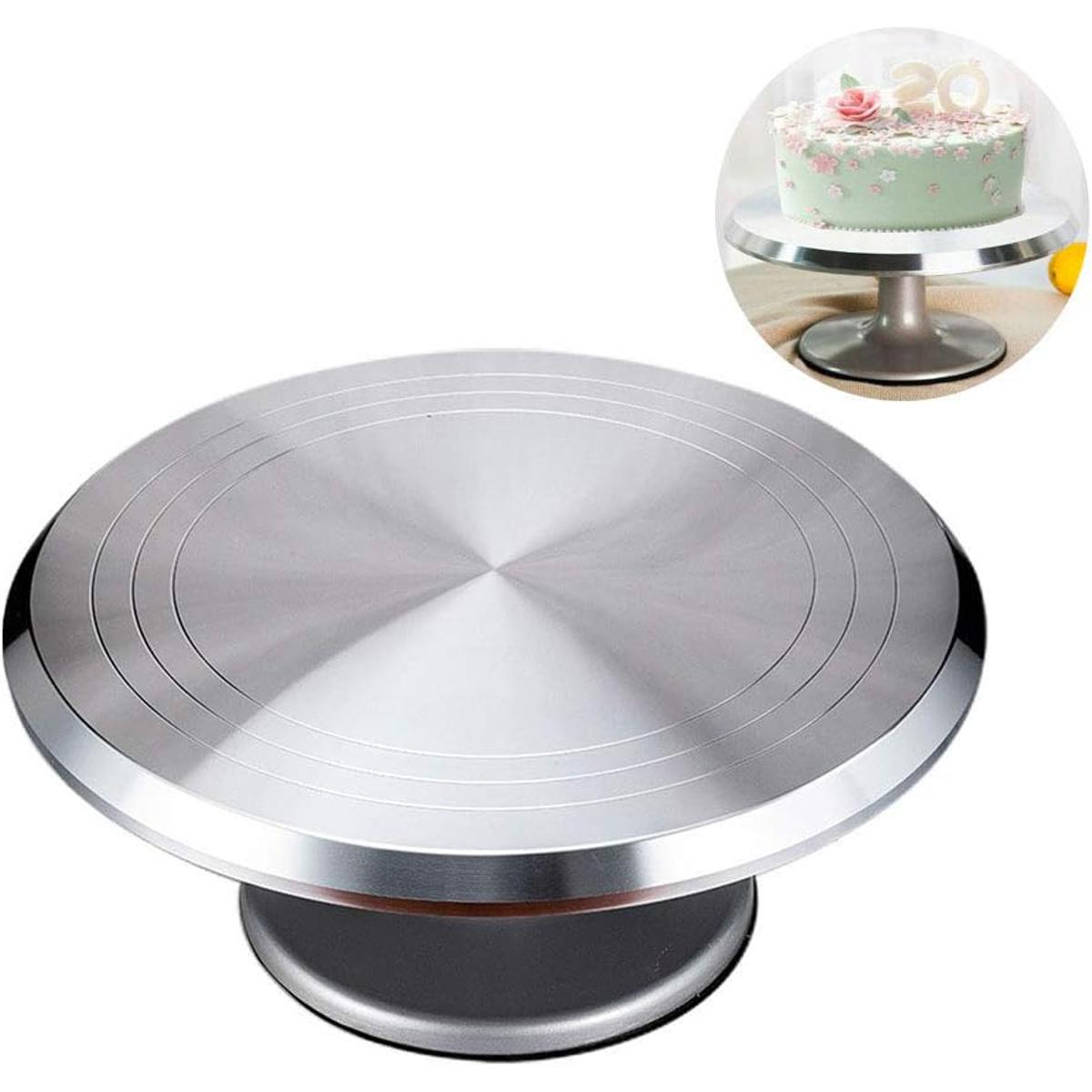 Elegant Heavy Turntable Metal Plastic Base Size: 11.5" Diameter
