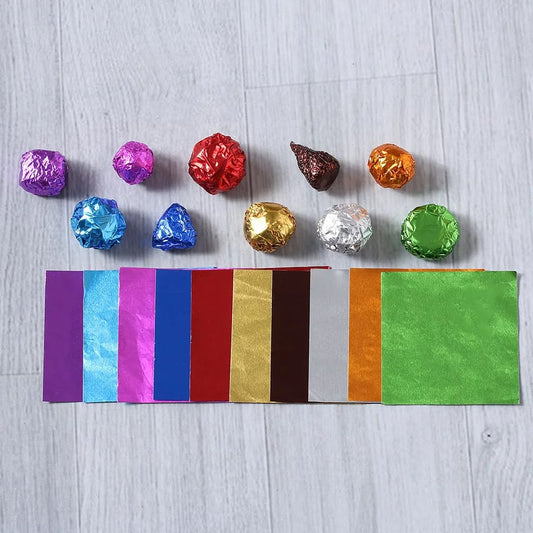 Chocolate Wrapping Foils 8x8cm Size 100pc Packs