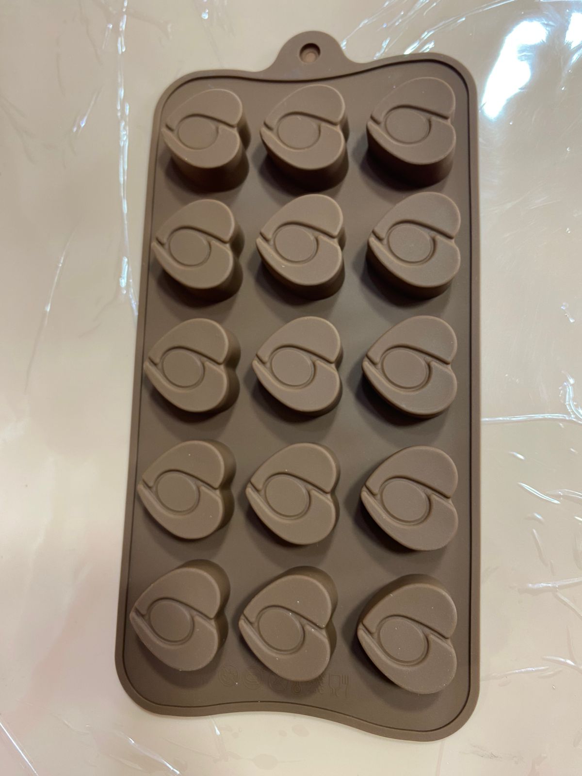 Silicon Hearts Ice Chocolate Mold