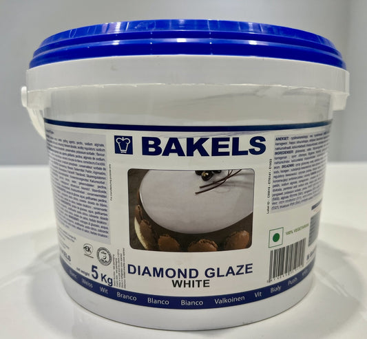 Bakels Diamond Glaze White 5kg Made in Belgium