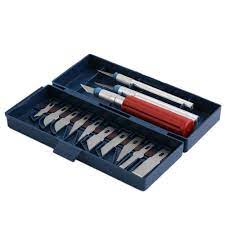 Yellow Card Xacto Knife 13pcs Set