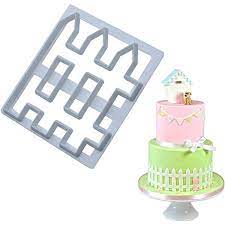 House Fence Fondant Cutter