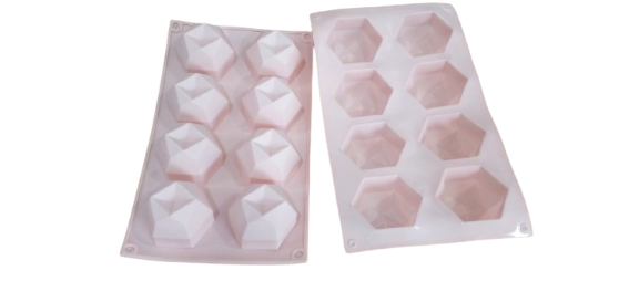 Silicone 8 Cavities Polygon Mold
