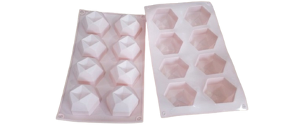 Silicone 8 Cavities Polygon Mold