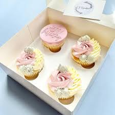 Serving White Cupcake Box