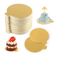 Dessert Platter Round Pastry Boards 100 pcs Pack