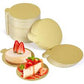 Dessert Platter Round Pastry Boards 100 pcs Pack