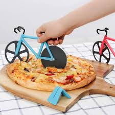 Bicycle pizza cutter