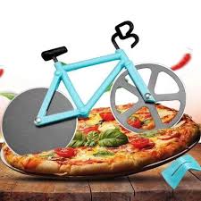 Bicycle pizza cutter