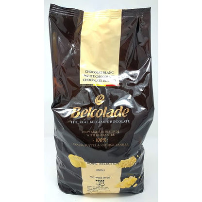 Belcolade White Chocolate 31% Buttons 5kg Bag