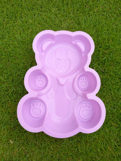 Mini Bear Silicon Baking Mold size 6.5" x 4.5"