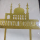 Golden Mehrabi Ramadan Mubarak Cake Topper