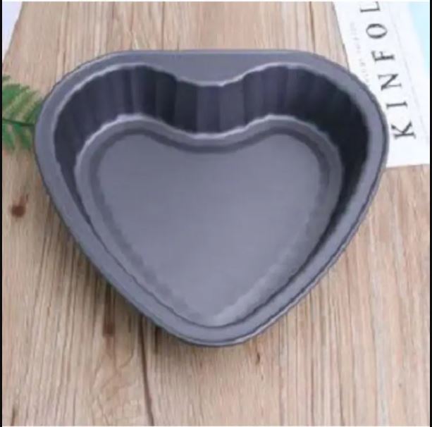 Non Stick Curve Edge Heart Pan 7inches