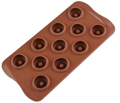 11 Cavity Swirl Mini Donut Chocolate Mold