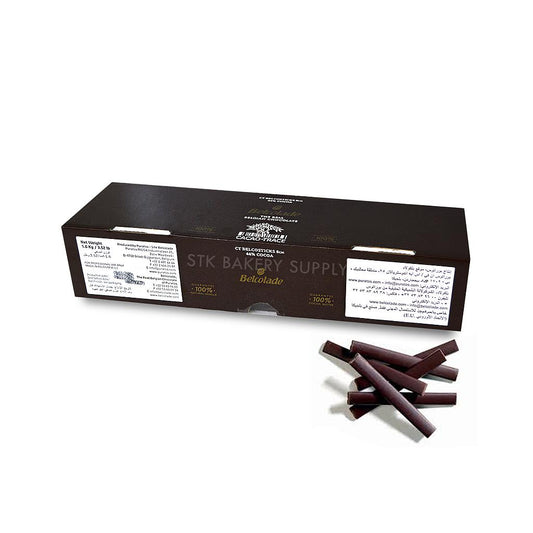 Belcolade Bakestable 44% Dark Chocolate Sticks 1.6kg