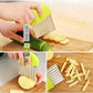 Wood Handle Wave Potato Slicer