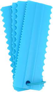 Plastic Double Sided Cake Edges Icing Comb 4 Pcs Set