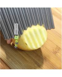 Wood Handle Wave Potato Slicer