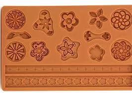 Floret Totem Silicon Fondant And Gumpaste Mold Sheet