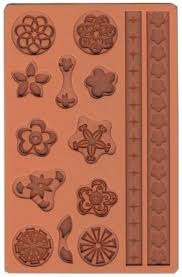Floret Totem Silicon Fondant And Gumpaste Mold Sheet