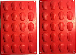 20 Cavity Madeleines Silicon Mold Tray