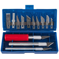 Yellow Card Xacto Knife 13pcs Set
