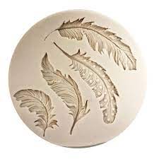 Silicon Birds Feather Fondant Mold size 3.80" x 4"