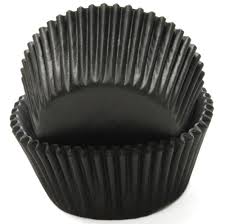 Grade Solid Black Cupcake Liner 9.5 cm 1000 pcs