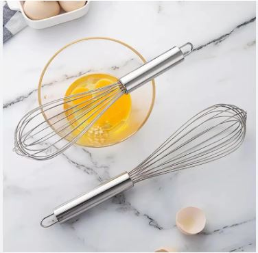 Stainless Steel Metal Hand Whisk 12 inches – Bakers Supplies