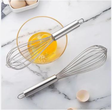 Stainless Steel Metal Hand Whisk 16 inches