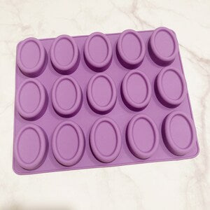 Silicone 15 Cavity Edge Soap Mold