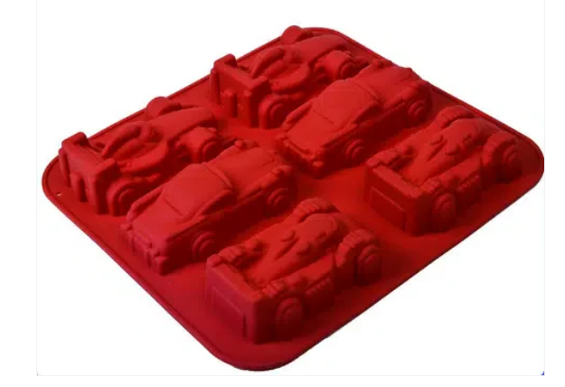 Silicon Formula 1 Racing Cars Chocolate Mold