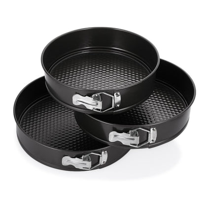 NS Clip Form Round Cake Pan 3pcs Set