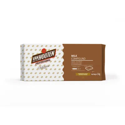 Vanhouten Milk Chocolate Block 1kg