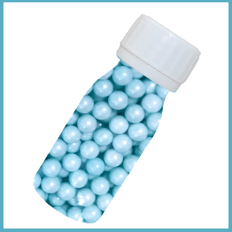 10mm Celeste Blue Balls Pearls Sprinkles