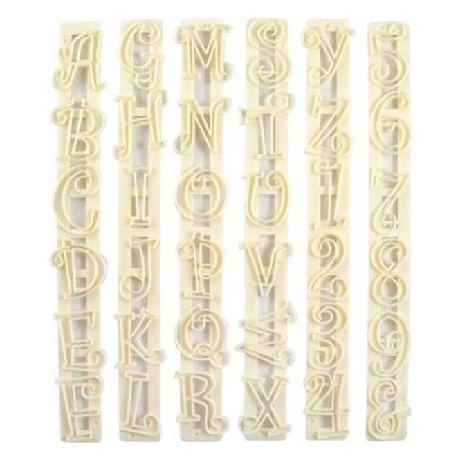 Funky Alphabet and Number Cutter Set