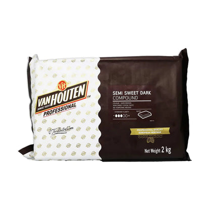 VanHouten Dark Semisweet Compound Chocolate 2 kg