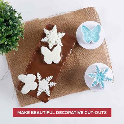 SNOWFLAKE BUTTERFLY PLUNGER CUTTER SET 2 PIECES