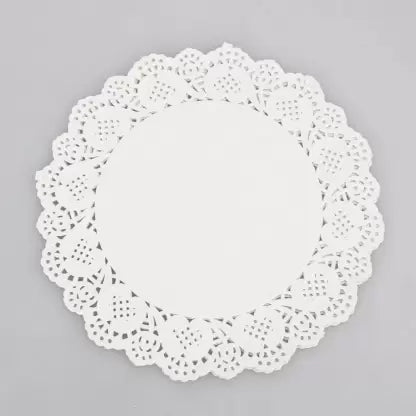 Grade Doilies Paper Round White 250pcs