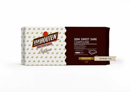 Vanhouten Intense Dark Chocolate Block 1kg