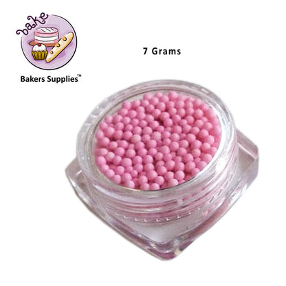 2mm Creamy Pink Balls Pearls Sprinkles